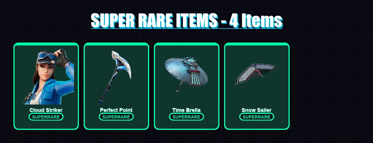 [PS4/PS5/PC] | Cloud Striker | Nezumi | Spectra Knight | Mandalorian | Raz | 160 skin | 230 pickaxe | 161 emote | 176 glider | Lv2764