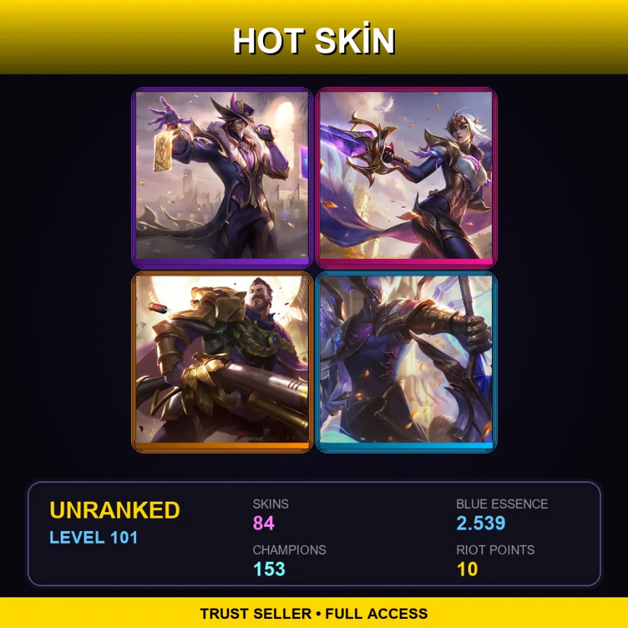 SG | Lv101 | Unranked | 84 Skin | 153 Champ — Shiba Yuumi