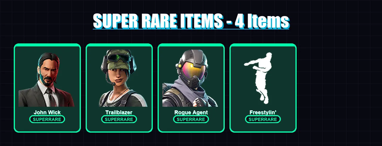 [PC/XBOX/PSN] | John Wick | Trailblazer | Rogue Agent | Carbide | Ayla Winn | 108 skin | 104 pickaxe | 102 emote | 47 glider | Lv529 — Fortnite account