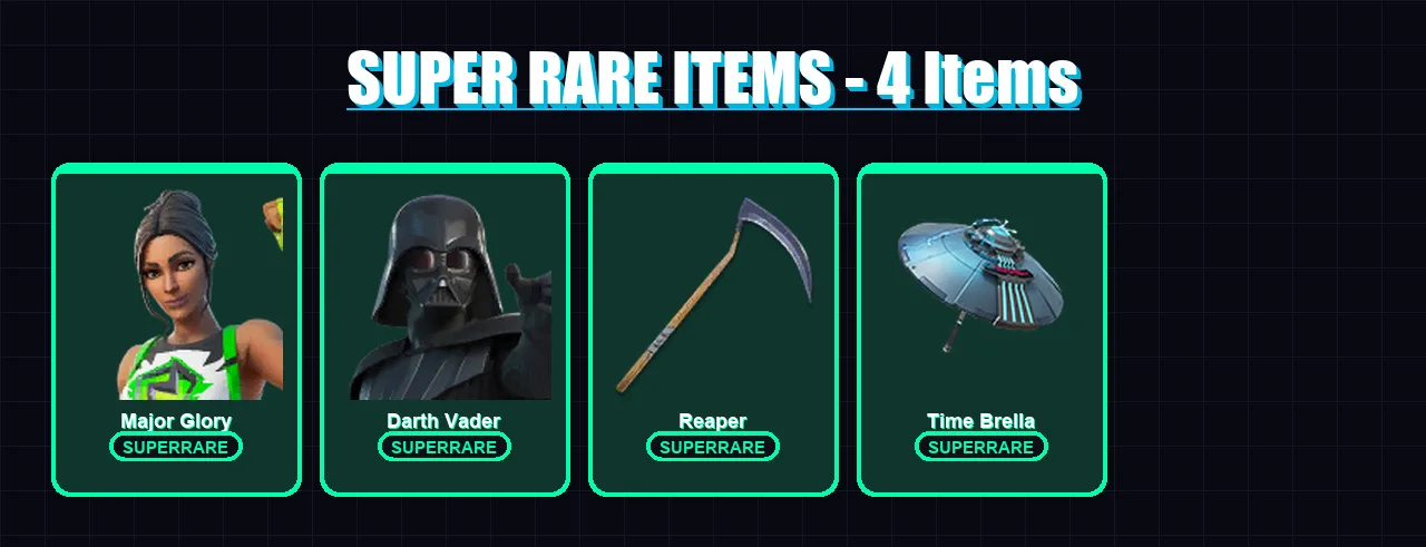 [PC/PSN] | Major Glory | Darth Vader | Nezumi | Spire Assassin | Eternal Knight | 157 skin | 215 pickaxe | 145 emote | 180 glider | Lv3584