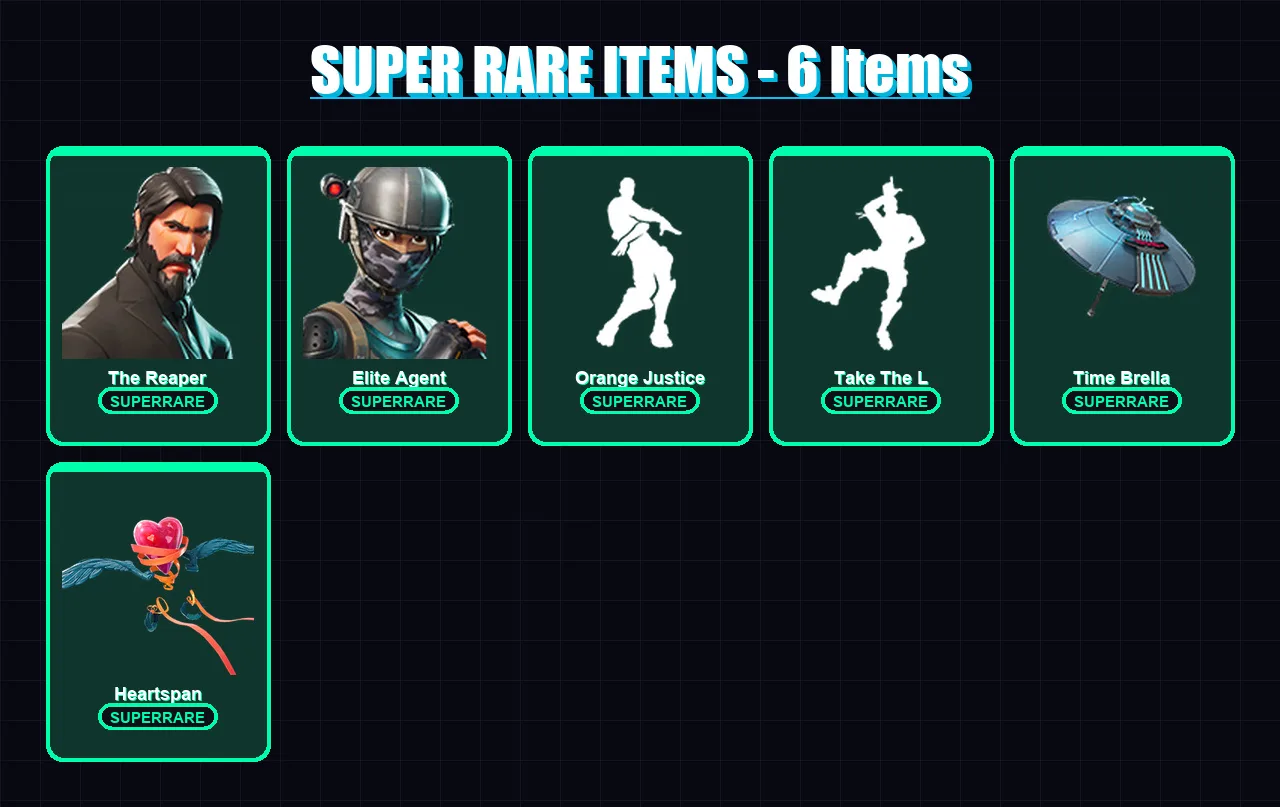 [PC/XBOX/PSN] | The Reaper | Elite Agent | Luxe | Spectra Knight | Tricera Ops | 76 skin | 98 pickaxe | 88 emote | 95 glider | Lv1421