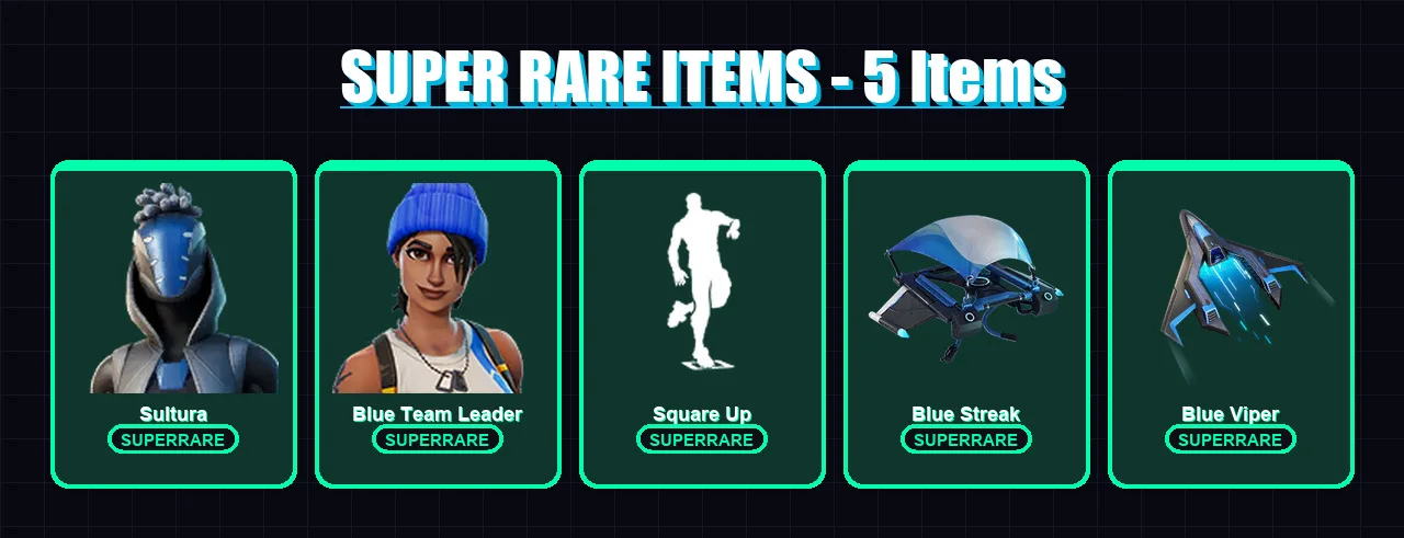 [PS4/PS5/XBOX/PC] | Sultura | Blue Team Leader | Slayer Juice WRLD | Santa Dogg | Blitz Knight | 12 skin | 59 pickaxe | 32 emote | 39 glider | Lv615 — Fortnite account