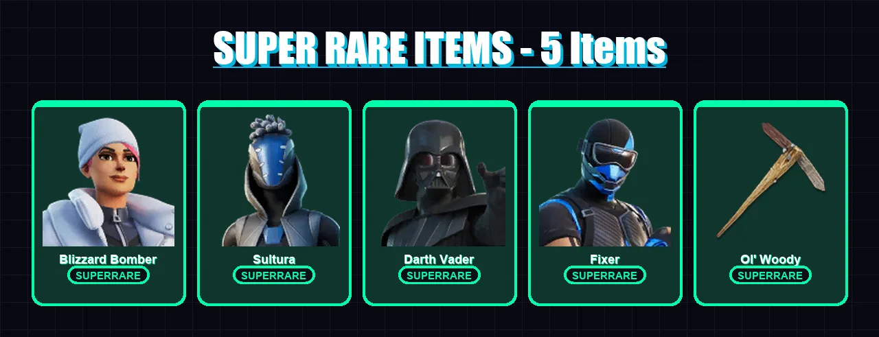 [PS4/PS5/XBOX/PC] | Blizzard Bomber | Sultura | Darth Vader | Fixer | The Ageless | 210 skin | 286 pickaxe | 228 emote | 199 glider | Lv3192