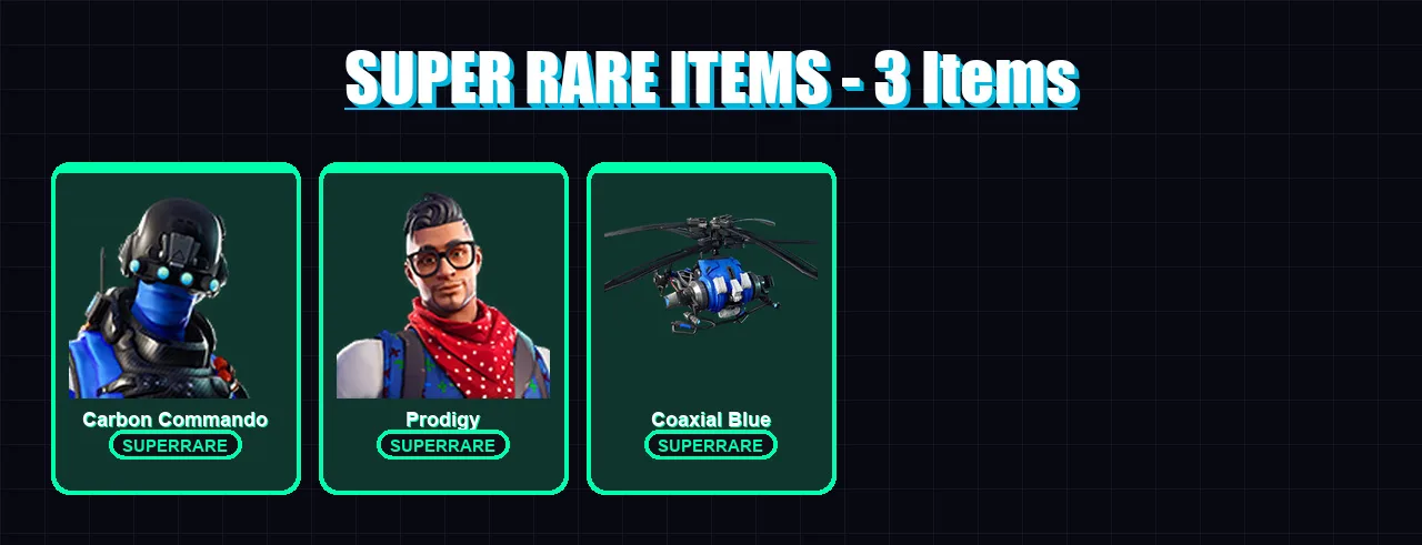[PS4/PS5/XBOX/PC] | Carbon Commando | Prodigy | Rox | Sentinel | Stratus | 11 skin | 15 pickaxe | 33 emote | 25 glider | Lv407 — Fortnite account