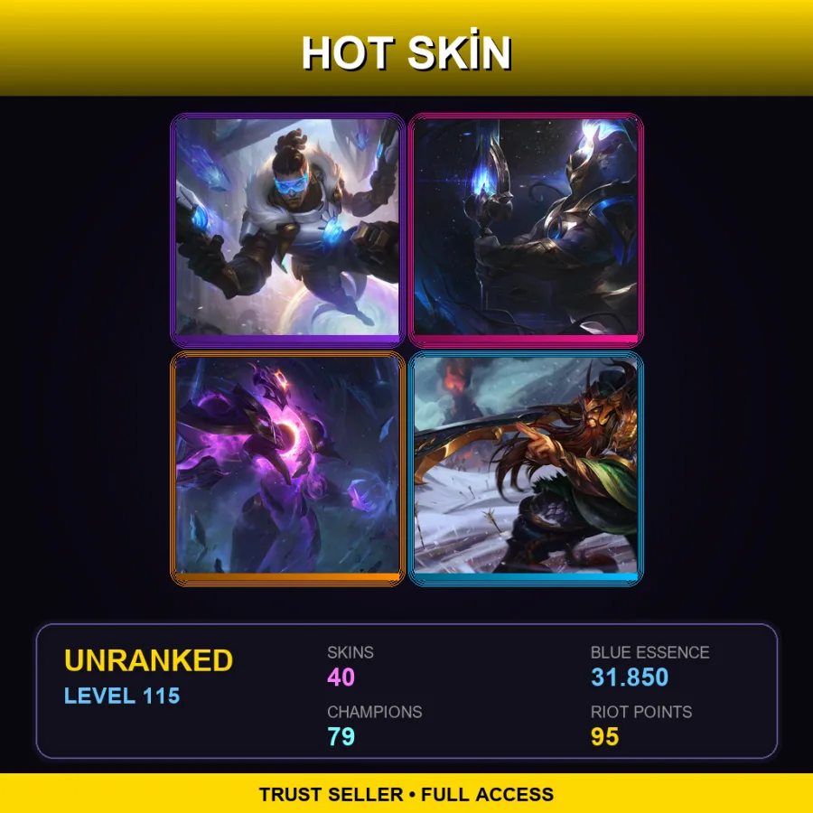 EUW | Lv115 | Unranked | 40 Skin | 79 Champ — Sakura Karma