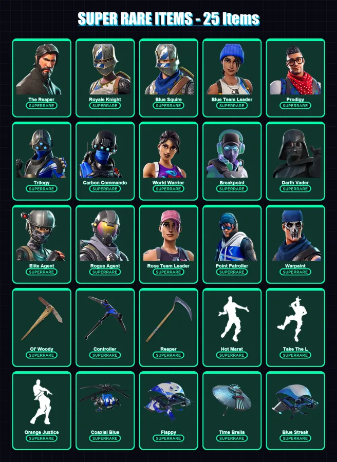 [PC/XBOX/PSN] | Aerial Assault Trooper (OG) | The Reaper | Royale Knight | 231 skin | Lv3054 — Fortnite account