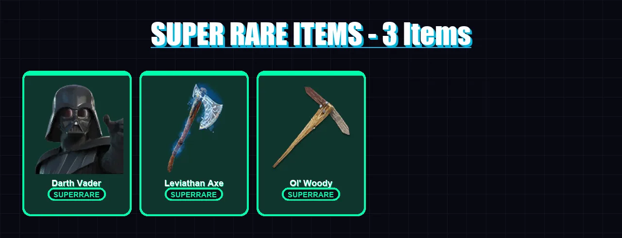 [PC/XBOX/PSN] | Darth Vader | The Imagined | Midas Rex | Ronin | The Foundation | 127 skin | 160 pickaxe | 118 emote | 105 glider | Lv1930