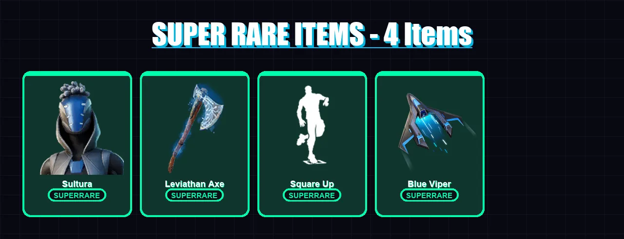 [PC/XBOX] | Sultura | Menace | Kymera | Raz | Mandalorian | 82 skin | 107 pickaxe | 85 emote | 93 glider | Lv1193