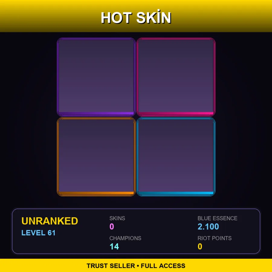 EUNE | Lv61 | Unranked | 0 Skin | 14 Champ