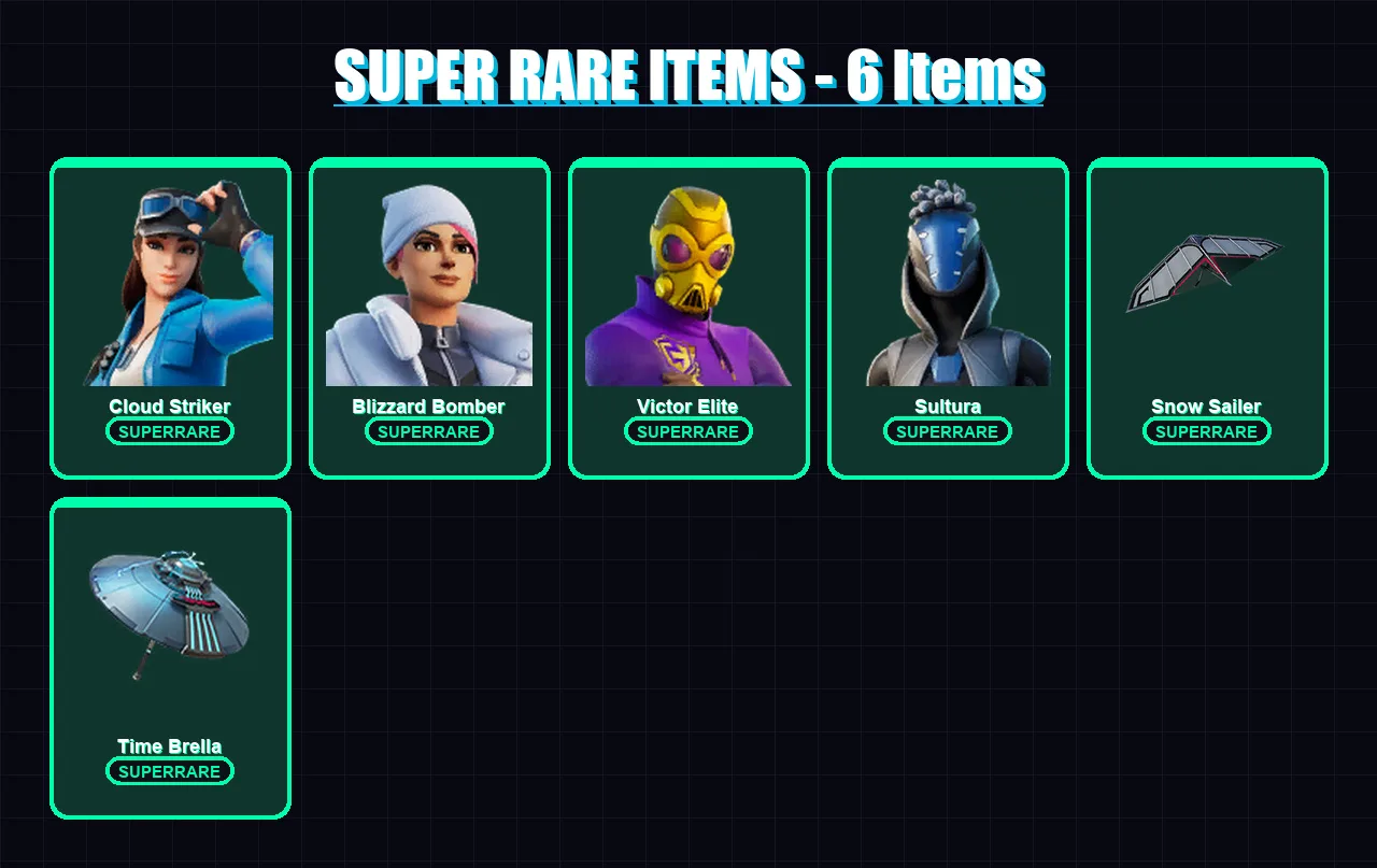 [PS4/PS5/XBOX/PC] | Cloud Striker | Blizzard Bomber | Victor Elite | Sultura | Omegarok | 141 skin | 151 pickaxe | 97 emote | 130 glider | Lv2019 — Fortnite account