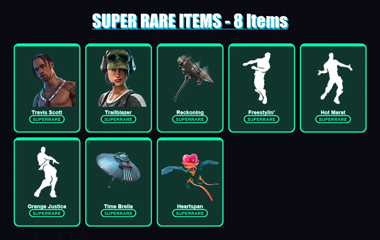 [PS4/PS5/XBOX/PC] | Travis Scott | Trailblazer | Lynx | Era | Mizuki | 136 skin | 157 pickaxe | 152 emote | 155 glider | Lv3192