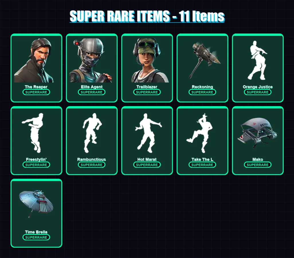 [PS4/PS5/XBOX/PC] | The Reaper | Elite Agent | Trailblazer | Dark Voyager | Valor | 67 skin | 92 pickaxe | 76 emote | 83 glider | Lv1437