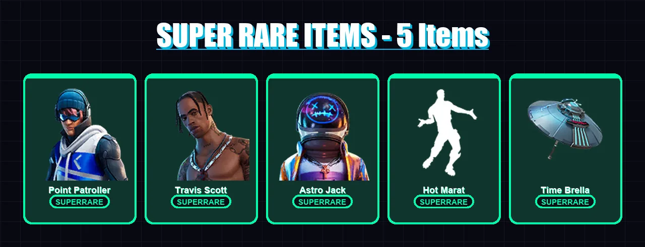 [PC/XBOX] | Point Patroller | Travis Scott | Astro Jack | Spectra Knight | Sentinel | 87 skin | 96 pickaxe | 85 emote | 89 glider | Lv1361