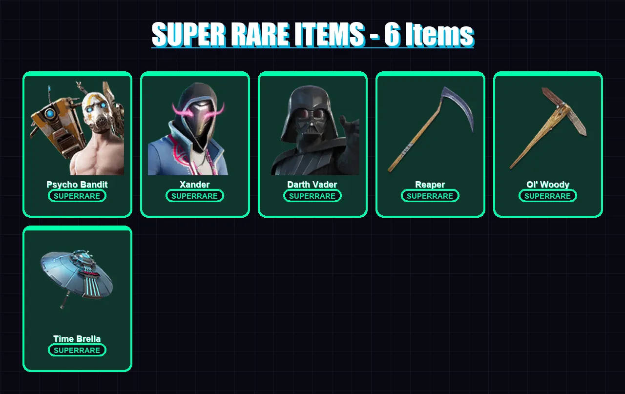 [PC/PSN] | Psycho Bandit | Xander | Darth Vader | The Ageless | Valeria | 247 skin | 296 pickaxe | 182 emote | 179 glider | Lv3522