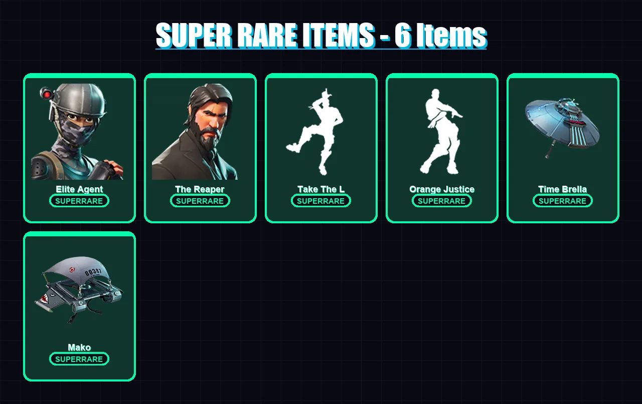 [PS4/PS5/PC] | Elite Agent | The Reaper | Drift | Wild Card | Hybrid | 34 skin | 44 pickaxe | 62 emote | 56 glider | Lv1009