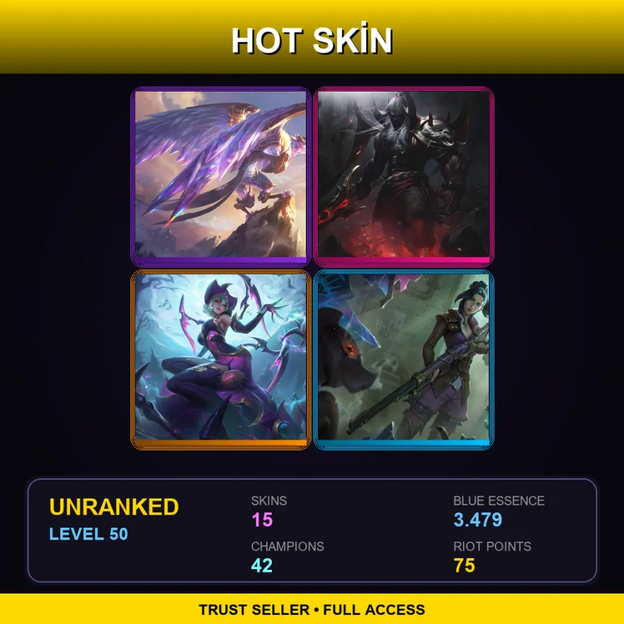 EUW | Lv50 | Unranked | 15 Skin | 42 Champ