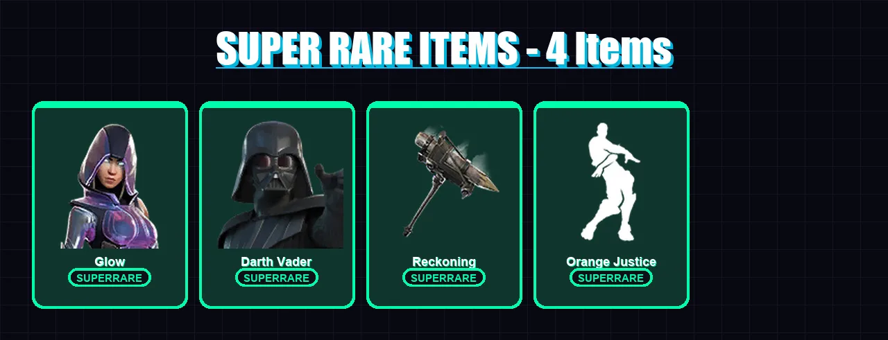 [PC/PSN] | Glow | Darth Vader | Malik | Son Goku | Blackheart | 75 skin | 93 pickaxe | 59 emote | 68 glider | Lv983