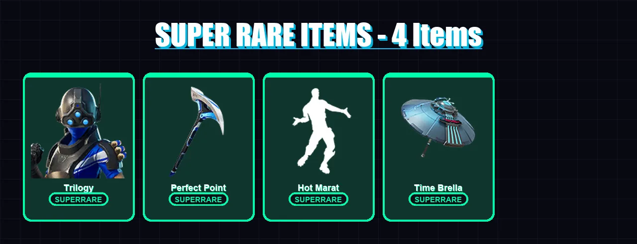 [PS4/PS5/XBOX/PC] | Trilogy | Luxe | Rox | Sentinel | Catalyst | 24 skin | 44 pickaxe | 58 emote | 50 glider | Lv785