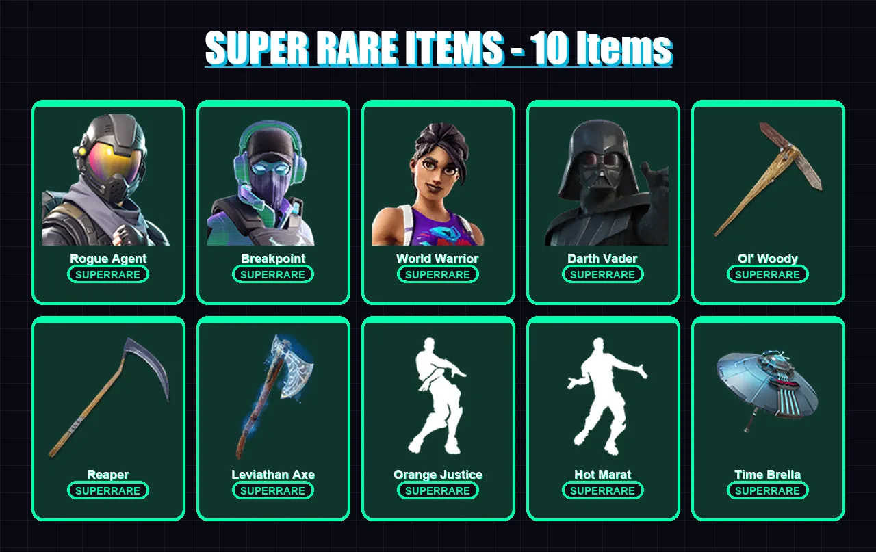 [PC/XBOX/PSN] | Rogue Agent | Breakpoint | World Warrior | Darth Vader | Blackheart | 320 skin | 335 pickaxe | 254 emote | 268 glider | Lv4727 — Fortnite account