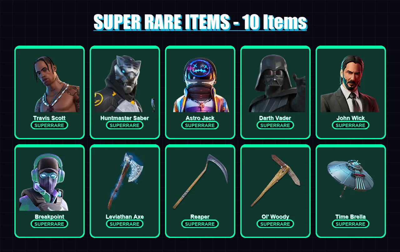 [PC/XBOX/PSN] | Travis Scott | Huntmaster Saber | Astro Jack | 416 skin | Lv3058