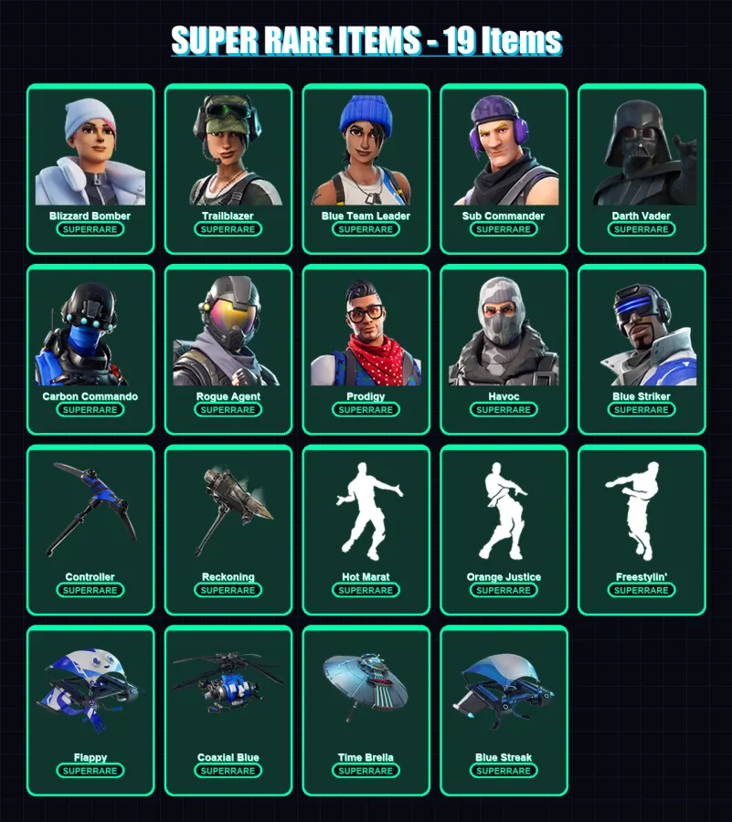 [PC/XBOX/PSN] | Blizzard Bomber | Trailblazer | Blue Team Leader | 117 skin | Lv1263