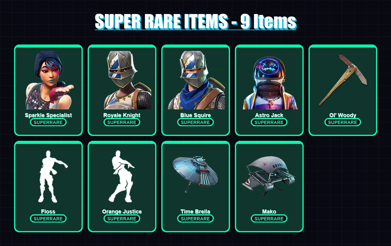 [PC/XBOX/PSN] | Sparkle Specialist | Midas | Jules | Lynx | Royale Knight | 75 skin | 111 pickaxe | 107 emote | 106 glider | Lv1700