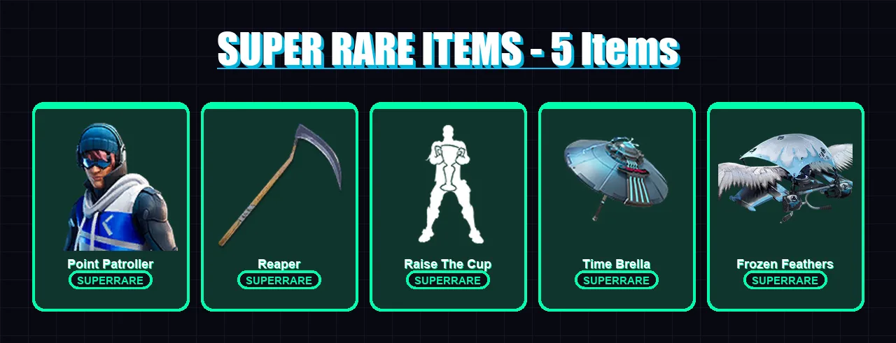 [PC] | Point Patroller | Spire Assassin | Kymera | Joey | Paradigm (Reality-659) | 114 skin | 132 pickaxe | 112 emote | 102 glider | Lv1796