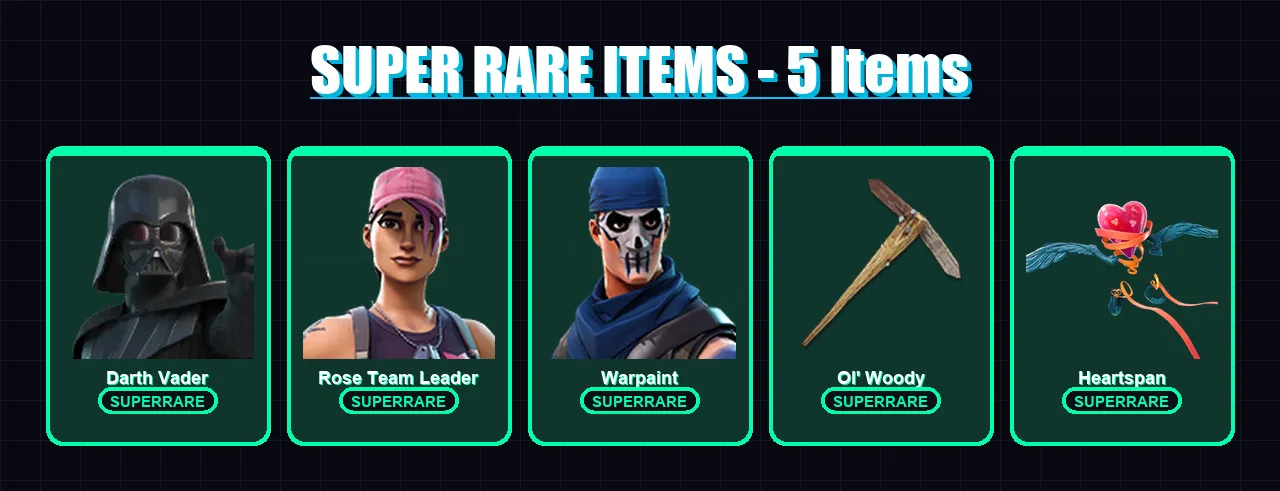 [PC/PSN] | Darth Vader | Rose Team Leader | Warpaint | The Foundation | Torin | 165 skin | 160 pickaxe | 123 emote | 154 glider | Lv2548