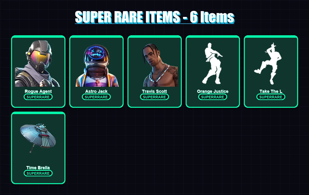 [PC/PSN] | Rogue Agent | Astro Jack | Travis Scott | Carbide | Kymera | 136 skin | 134 pickaxe | 92 emote | 93 glider | Lv1102 — Fortnite account