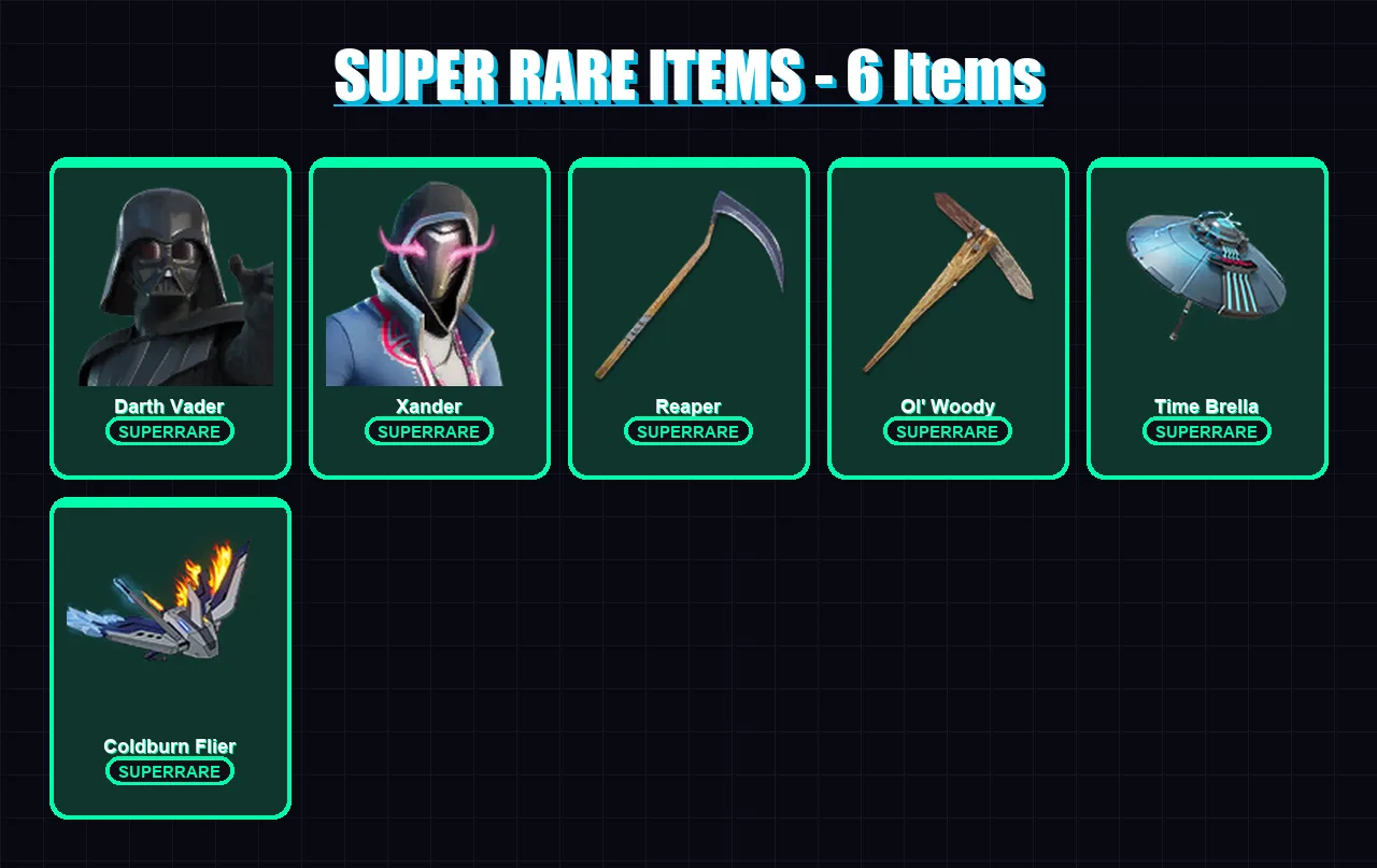 [PS4/PS5/PC] | Darth Vader | Xander | Spire Assassin | Valeria | Mandalorian | 461 skin | 417 pickaxe | 296 emote | 229 glider | Lv3637