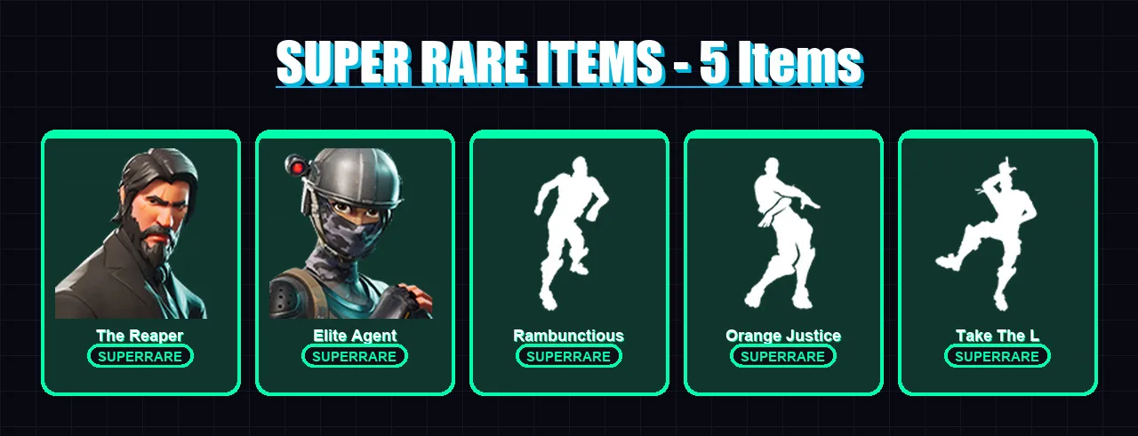 [PS4/PS5/XBOX/PC] | The Reaper | Elite Agent | Valor | Omega | Carbide | 15 skin | 12 pickaxe | 35 emote | 22 glider | Lv446