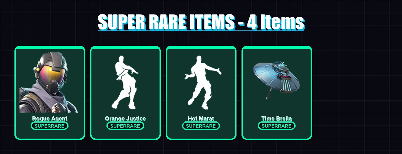 [PC/XBOX/PSN] | Rogue Agent | Omega | Red Knight | Drift | The Visitor | 30 skin | 55 pickaxe | 43 emote | 51 glider | Lv707