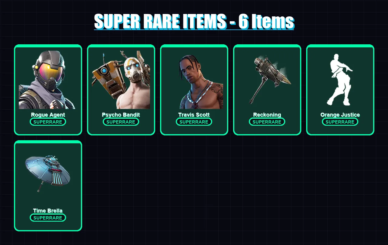 [PC/PSN] | Rogue Agent | Psycho Bandit | Travis Scott | Ragnarok | Enforcer | 54 skin | 48 pickaxe | 36 emote | 50 glider | Lv564