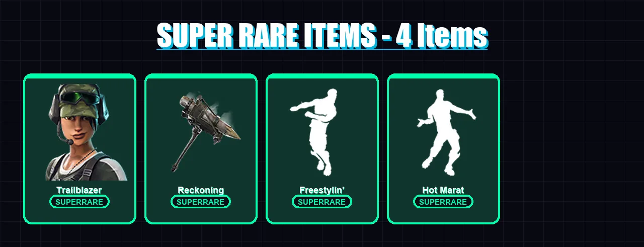 [PC/PSN] | Trailblazer | Calamity | Zenith | Midas | Deadpool | 18 skin | 17 pickaxe | 29 emote | 21 glider | Lv210