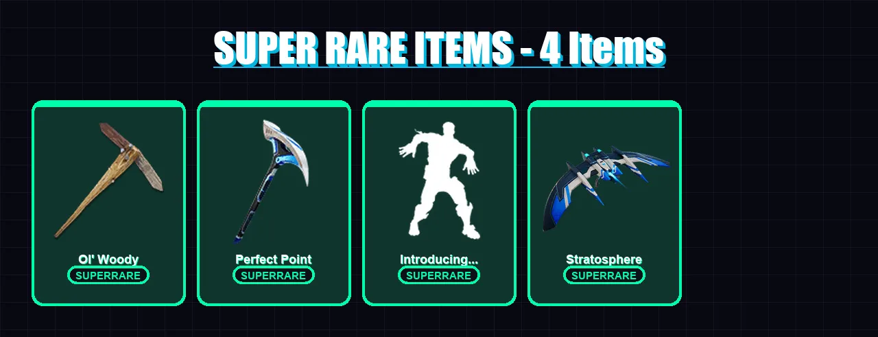 [PC] | Fade | Predator | Menace | Raz | Mandalorian | 104 skin | 160 pickaxe | 99 emote | 109 glider | Lv1775