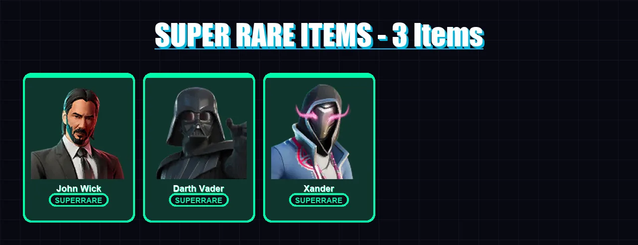[PC/XBOX/PSN] | John Wick | Darth Vader | Xander | Midas | The Scientist | 97 skin | 134 pickaxe | 93 emote | 112 glider | Lv2001 — Fortnite account