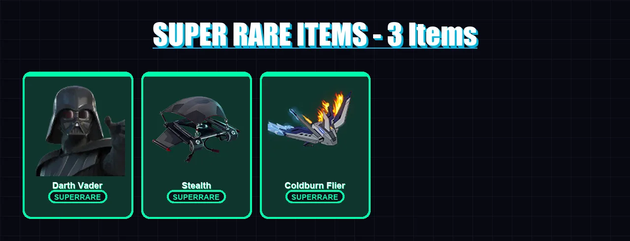 [PC/PSN] | Darth Vader | All Might | Era | The Mighty Volt | Snap | 192 skin | 164 pickaxe | 174 emote | 76 glider | Lv958
