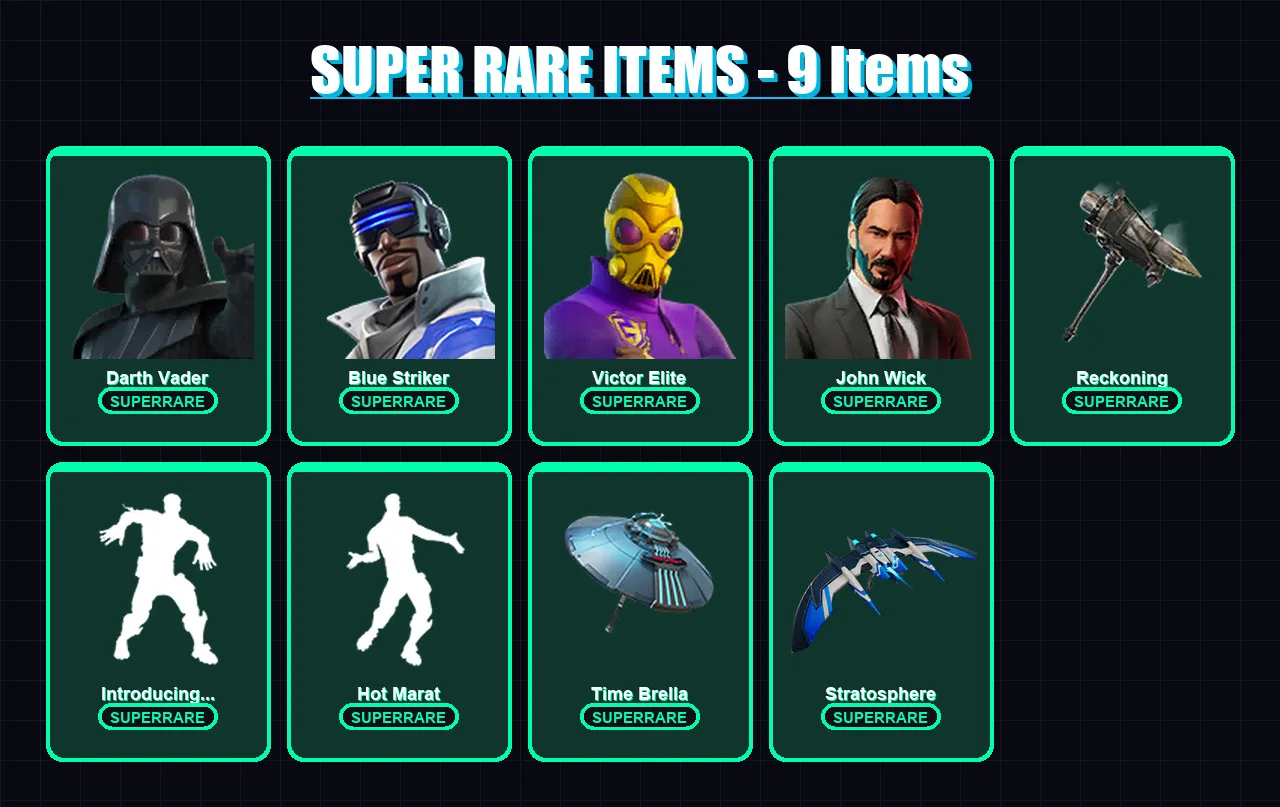 [PS4/PS5/XBOX/PC] | Darth Vader | Blue Striker | Victor Elite | John Wick | Joey | 380 skin | 348 pickaxe | 283 emote | 276 glider | Lv4130 — Fortnite account