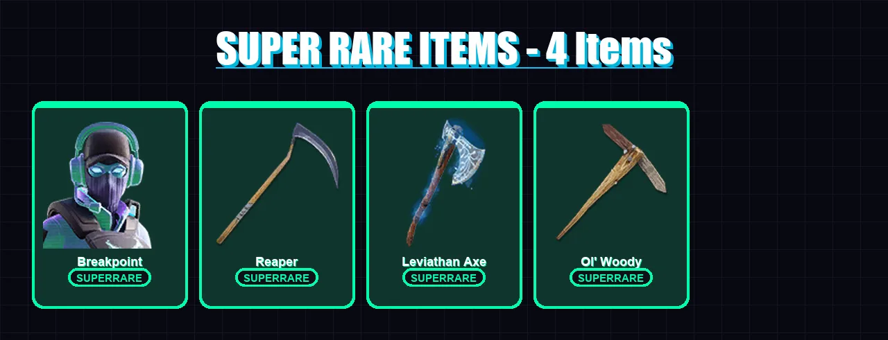 [PC/PSN] | Breakpoint | Fallen Love Ranger | Menace | Malik | The Cube Queen | 153 skin | 142 pickaxe | 128 emote | 110 glider | Lv1693 — Fortnite account