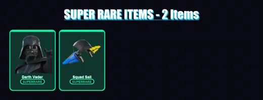 [SWITCH/XBOX/PSN/PC] | Darth Vader | Malik | Era | Peter Griffin | The Imagined | 135 skin | 192 pickaxe | 138 emote | 159 glider | Lv2288