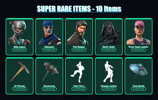 [PC/XBOX] | Elite Agent | Warpaint | The Reaper | Darth Vader | Rose Team Leader | 191 skin | 191 pickaxe | 180 emote | 178 glider | Lv2147