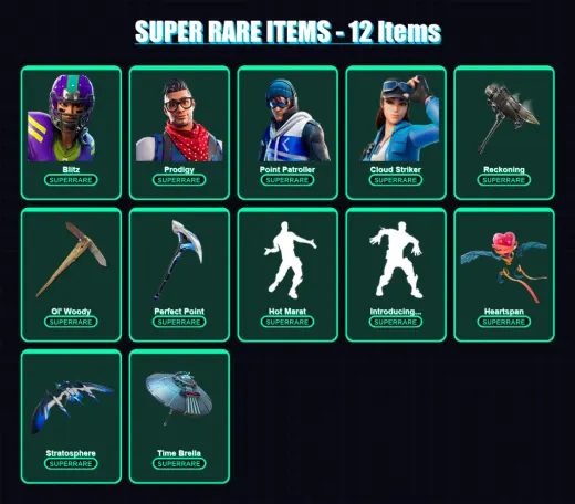 [PC/XBOX] | Blitz | Prodigy | Point Patroller | Cloud Striker | Eternal Knight | 141 skin | 128 pickaxe | 139 emote | 125 glider | Lv2201