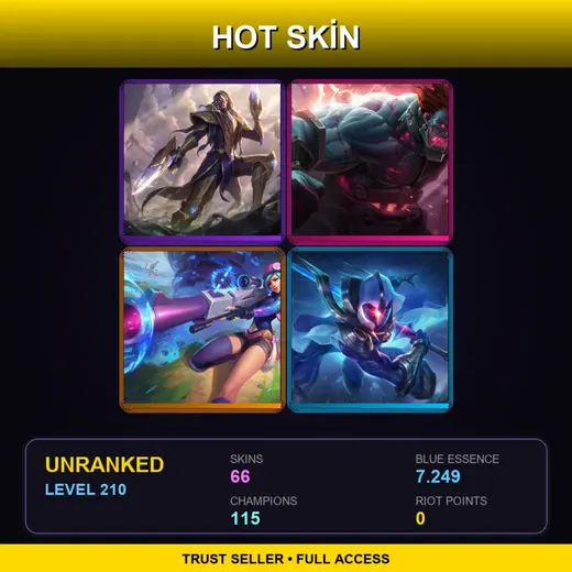 SG | Victorious Lucian | Hextech Sion | Cosmic Blade Master Yi | Spirit Blossom Thresh | 66 Skin | 115 Champ | Lv210 — Infernal Kennen