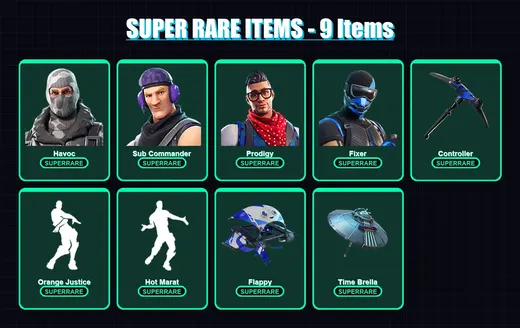 [PS4/PS5/XBOX/PC] | Havoc | Sub Commander | Prodigy | Fixer | Hybrid | 100 skin | 120 pickaxe | 109 emote | 132 glider | Lv2056 — Game account