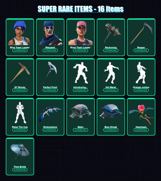 [PS4/PS5/PC] | Blue Team Leader | Warpaint | Rose Team Leader | 127 skin | Lv1471