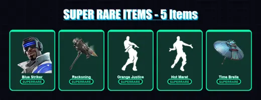 [PC/XBOX/PSN] | Blue Striker | A.I.M. | Blackheart | Omega | Zenith | 39 skin | 26 pickaxe | 43 emote | 36 glider | Lv510