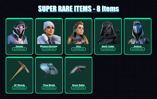 [PC/XBOX] | Xander | Blizzard Bomber | Aloy | Darth Vader | Sultura | 283 skin | 349 pickaxe | 232 emote | 243 glider | Lv4642