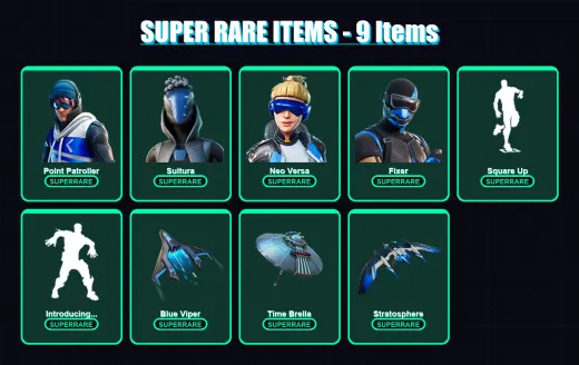 [PC/XBOX] | Point Patroller | Sultura | Neo Versa | Fixer | Eternal Knight | 59 skin | 79 pickaxe | 61 emote | 81 glider | Lv1331