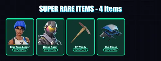 [PC/XBOX] | Blue Team Leader | Rogue Agent | Santa Dogg | Yulejacket | Chewbacca | 5 skin | 39 pickaxe | 11 emote | 24 glider | Lv326