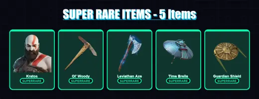 [PC/XBOX/PSN] | Kratos | Torin | Spectra Knight | Omegarok | Malik | 120 skin | 175 pickaxe | 111 emote | 135 glider | Lv2325